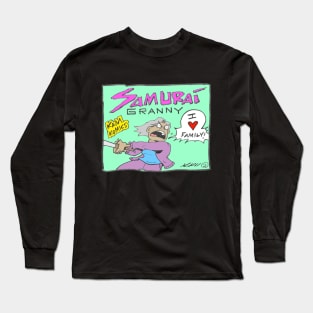 Kam Komics_SamuraiGranny_tshirt Long Sleeve T-Shirt